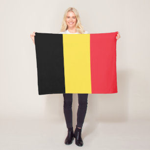 Patriottische Belgische vlag Fleece Deken
