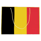 Patriottische Belgische vlag Groot Cadeauzakje (Achterkant)