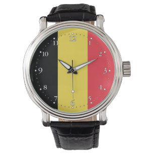 Patriottische Belgische vlag Horloge