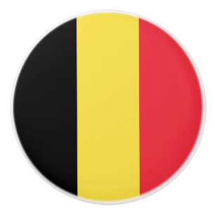 Patriottische Belgische vlag Keramische Knop