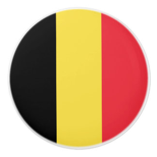 Patriottische Belgische vlag Keramische Knop