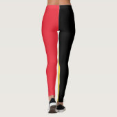 Patriottische Belgische vlag Leggings (Achterkant)
