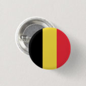 Patriottische Belgische vlag Ronde Button 3,2 Cm (Voorkant /achterkant)