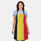 Patriottische Belgische vlag Schort (Gedragen)