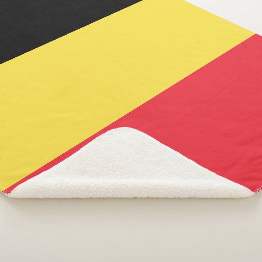 Patriottische Belgische vlag Sherpa Deken (3/4)