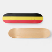 Patriottische Belgische vlag Skateboard (Horizontaal)