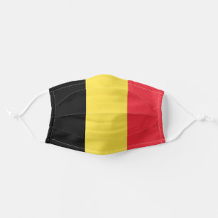 Patriottische Belgische vlag Stoffen Mondmasker