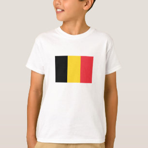 Patriottische Belgische vlag T-shirt