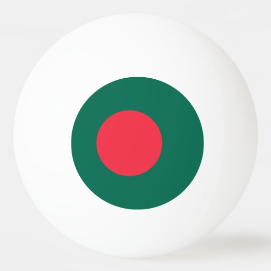 Patriottische Bengaalse vlag Ping-Pong Ball (Voorkant)