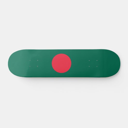 Patriottische Bengaalse vlag Skateboard (Horizontaal)