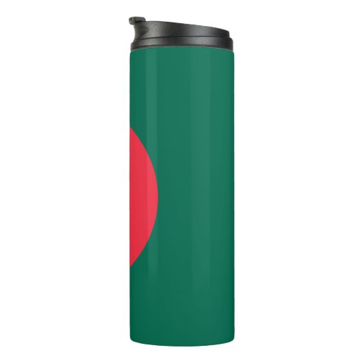 Patriottische Bengaalse vlag Thermosbeker (Geroteerd rechts)