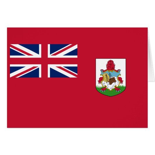 Patriottische Bermudavlag (Voorkant Horizontaal)