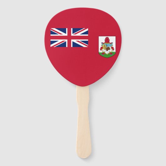 Patriottische Bermudavlag Handwaaier (Voorkant)