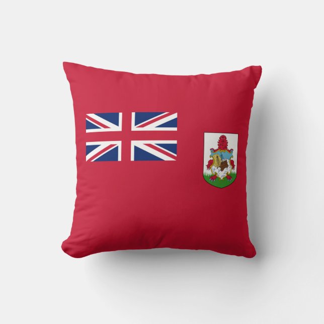 Patriottische Bermudavlag Kussen (Voorkant)