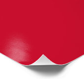 Patriottische Bermudavlag Perfect Poster (Hoek)
