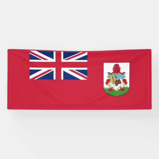 Patriottische Bermudavlag Spandoek (Horizontaal)