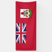 Patriottische Bermudavlag Spandoek (Verticaal)
