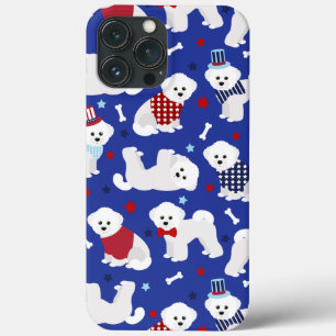 Patriottische Bichon Frise Case-Mate iPhone Hoesje