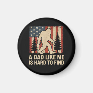 Patriottische Bigfoot Een Vader Als Mij Is Moeilij Magneet