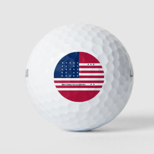 Patriottische Bikini-atol Vlag Golfballen