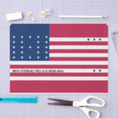 Patriottische Bikini-atol vlag Tissuepapier (Craft)