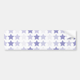 Patriottische Blauwe Ombre Sterren Bumpersticker