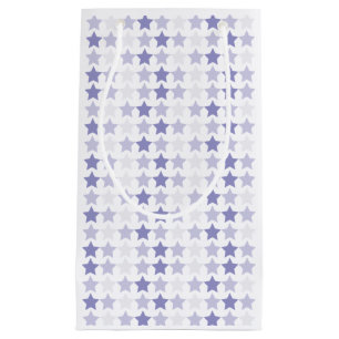 Patriottische Blauwe Ombre Sterren Klein Cadeauzakje