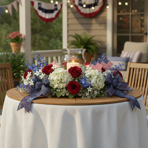Patriottische bloemen  lint