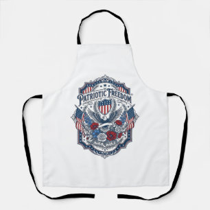 Patriottische Bloemist Vector Grafische T-shirt_1 Schort