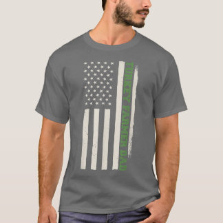 Patriottische Boerderij Landbouw Turkey Farmer D T-shirt