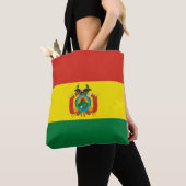 Patriottische Bolivia vlag Draagtas (Dichtbij)