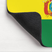 Patriottische Bolivia vlag Muismat (Hoek)