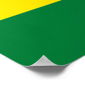 Patriottische Bolivia vlag Poster (Hoek)