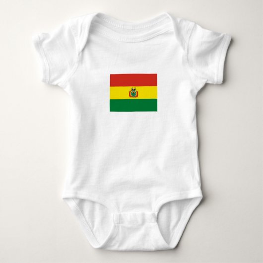 Patriottische Bolivia vlag Romper (Voorkant)
