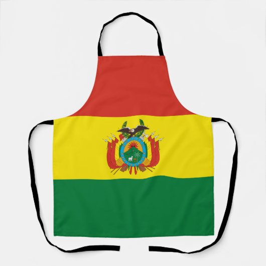 Patriottische Bolivia vlag Schort (Voorkant)