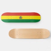 Patriottische Bolivia vlag Skateboard (Horizontaal)