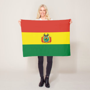 Patriottische Boliviaanse vlag Fleece Deken