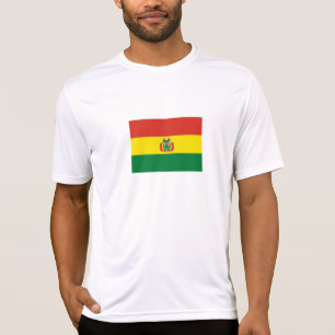 Patriottische Boliviaanse vlag T-shirt