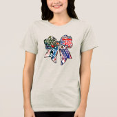 Patriottische boog Tri-Blend shirt (Voorkant)