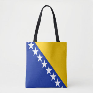 Patriottische Bosnië Herzegovina Vlag Draagtas