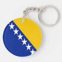 Patriottische Bosnië Herzegovina Vlag Sleutelhange
