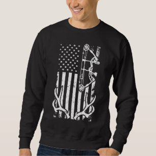 Patriottische bowhunting Bow Hunter Deer Hunting A Trui