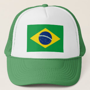 Patriottische Braziliaanse vlag Trucker Pet
