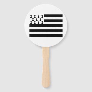 Patriottische Bretonse Vlag Handwaaier