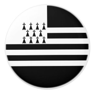 Patriottische Bretonse Vlag Keramische Knop