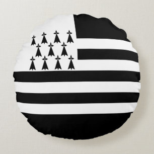 Patriottische Bretonse Vlag Rond Kussen
