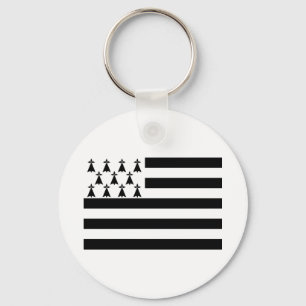 Patriottische Bretonse Vlag Sleutelhanger