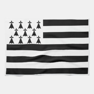 Patriottische Bretonse Vlag Theedoek
