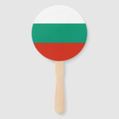 Patriottische Bulgaarse vlag Handwaaier (Achterkant)
