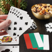 Patriottische Bulgaarse vlag Pokerkaarten (Insitu)